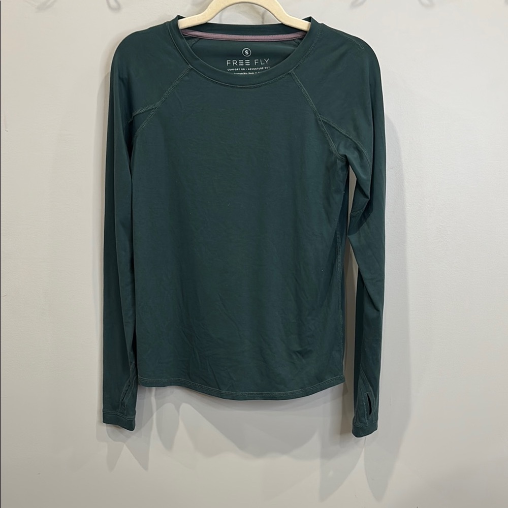 Free Fly Apparel Long Sleeve in Forest Green